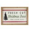 Northlight 18" Wooden Framed "Fresh Cut Christmas Trees" Wall Sign